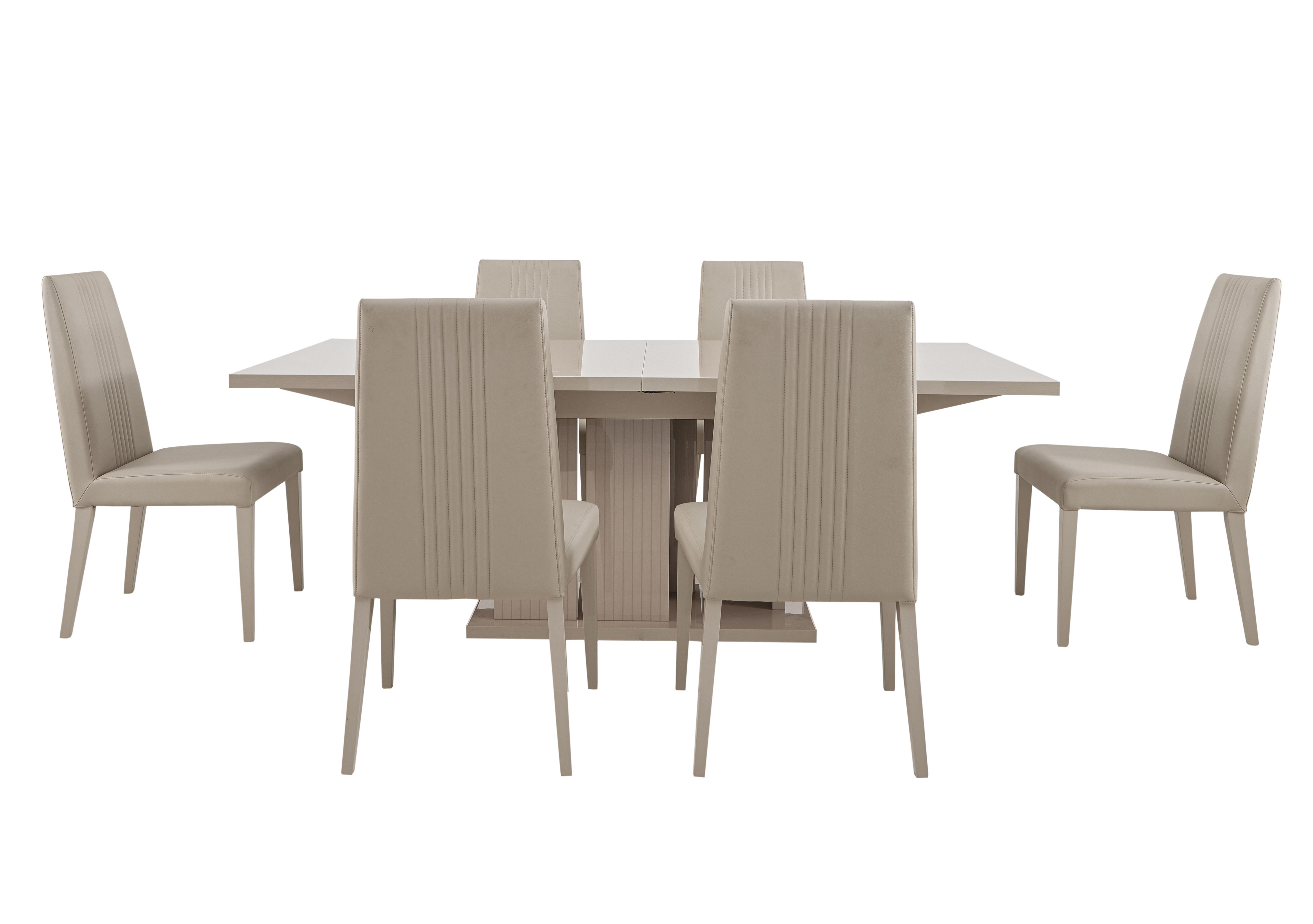 Livia Extending Dining Table and 6 Dining Chairs ALF Furniture Village
