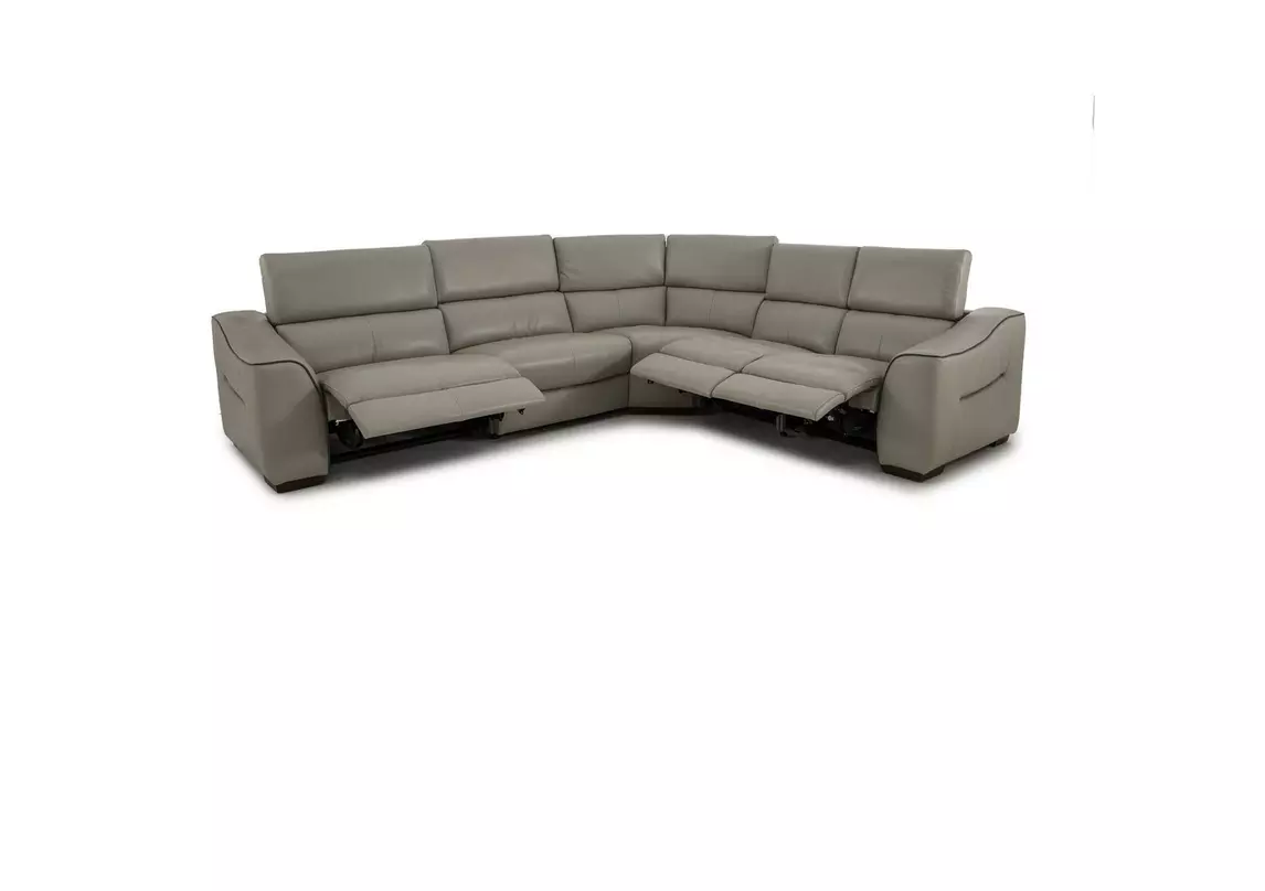 Elixir Leather Power Recliner Corner Sofa World of Leather