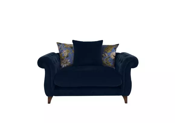 Navy cuddle deals sofa