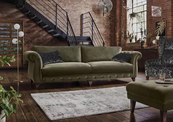 Furniture village deals green sofa