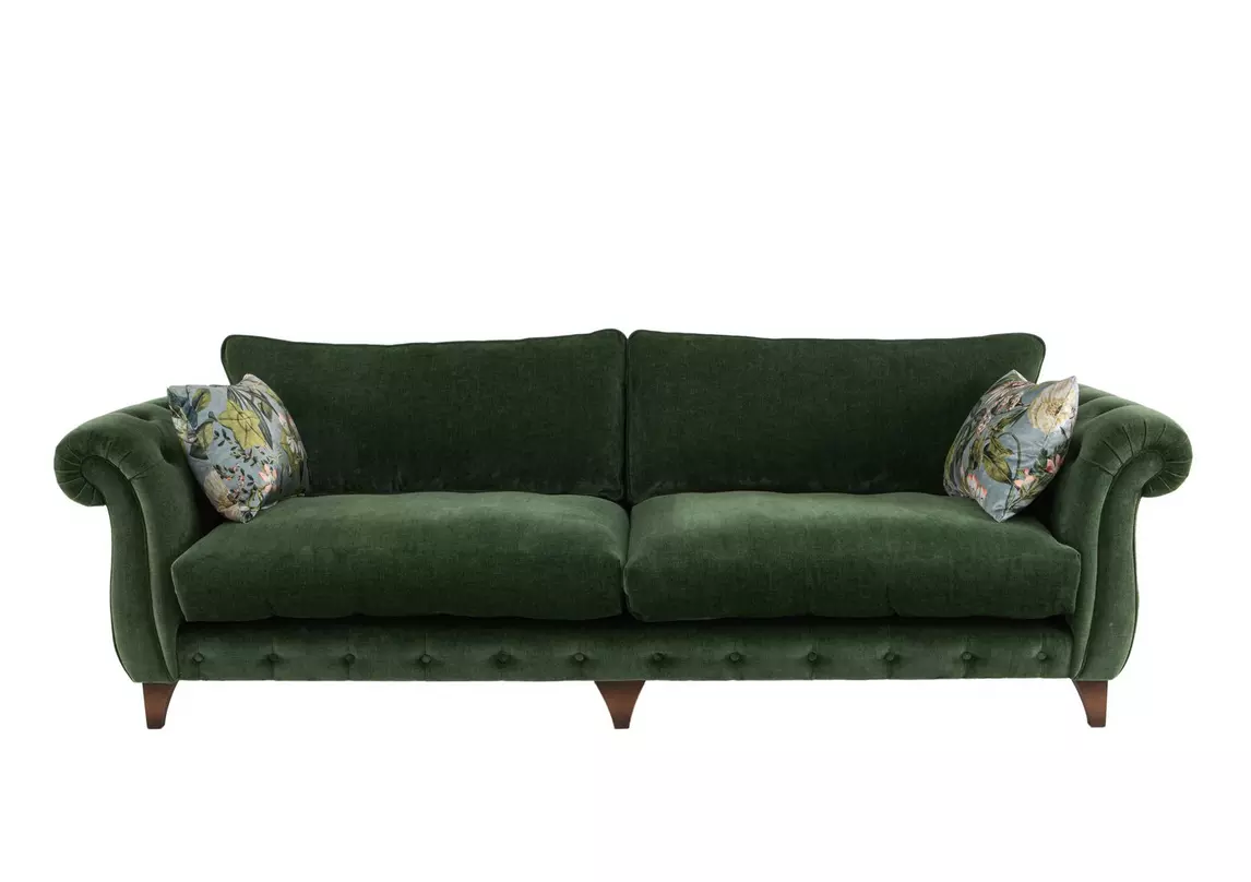 Boutique Palace Fabric Grande Classic Back Sofa Furniture Village