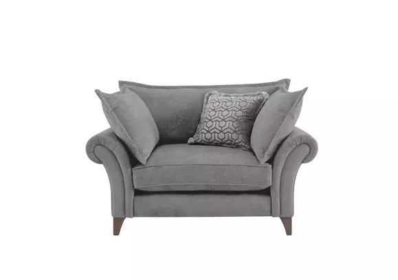 Grey discount snuggle chair