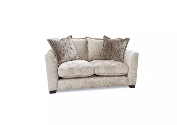 Boutique Lavish Fabric 2 Seater Classic Back Sofa Furniture Village