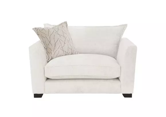 White cuddle chair hot sale