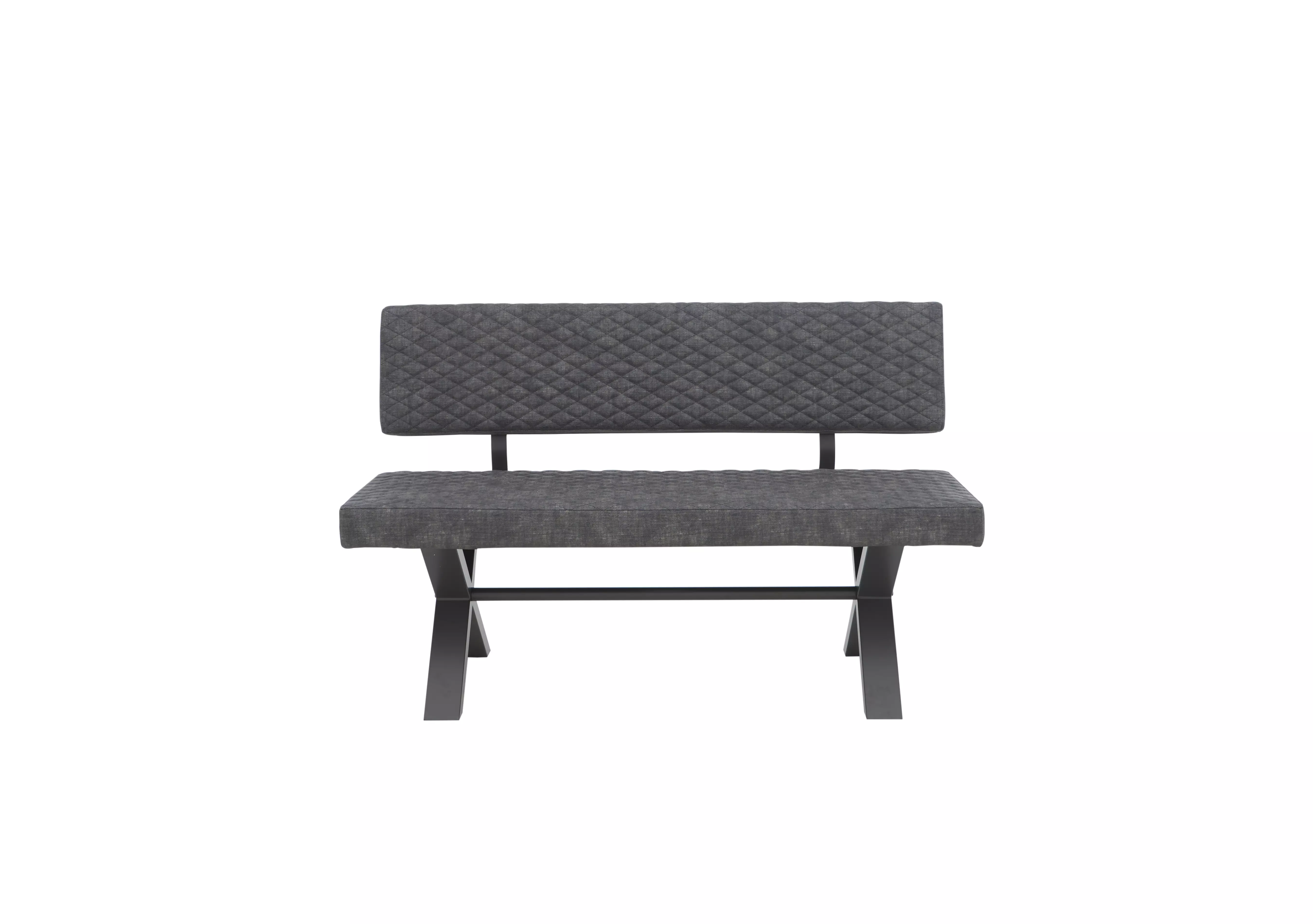 Metal dining deals bench with back