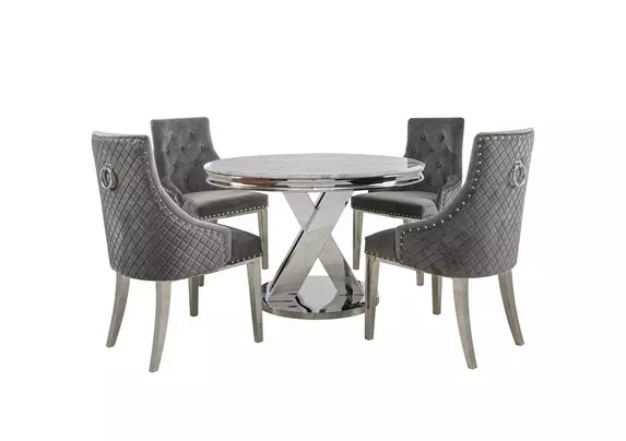 Furniture village deals marble dining table