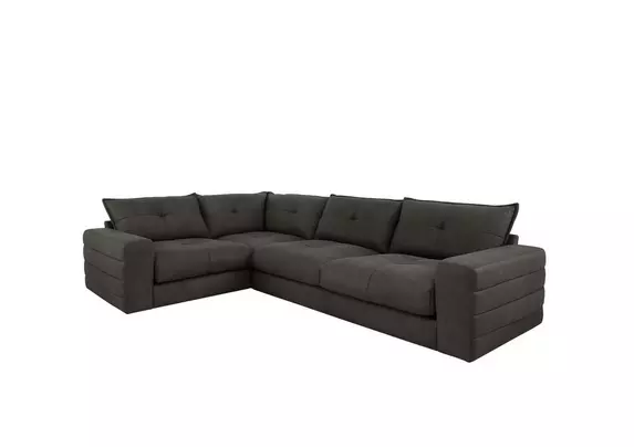 Small leather store corner sofa bed
