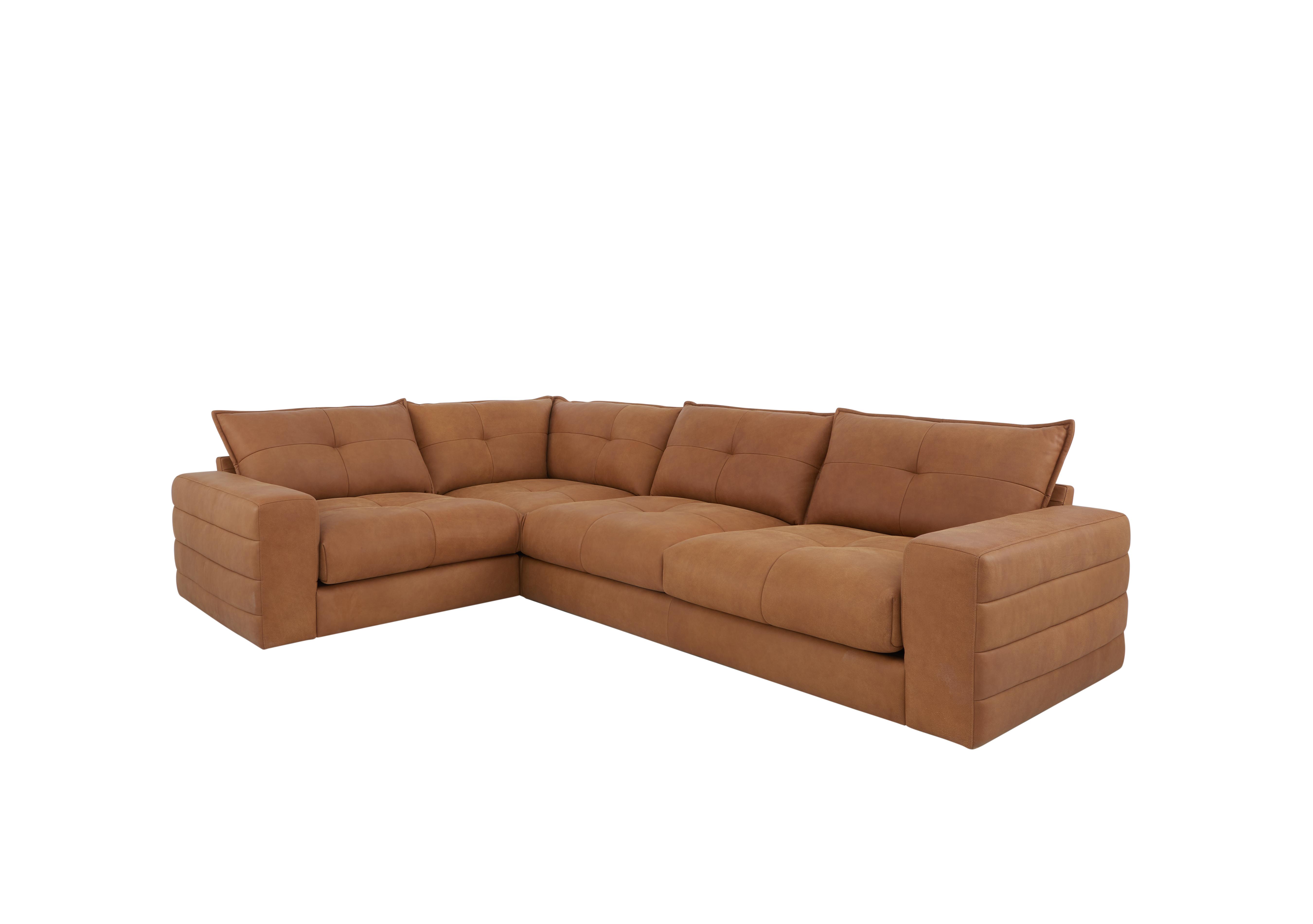 Boutique Brando Small Leather Corner Sofa Furniture Village