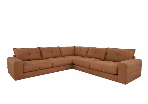 Leather corner store couches for sale
