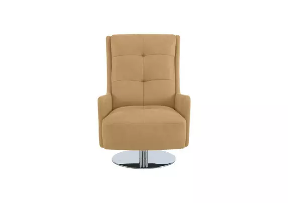 Cream leather accent online chair