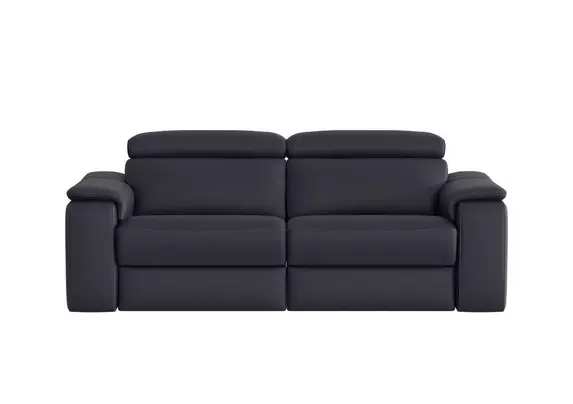 Nicoletti leather outlet sofa