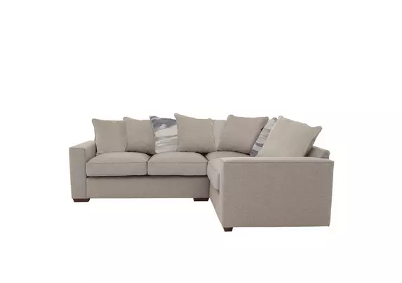 Cream scatter outlet back sofa