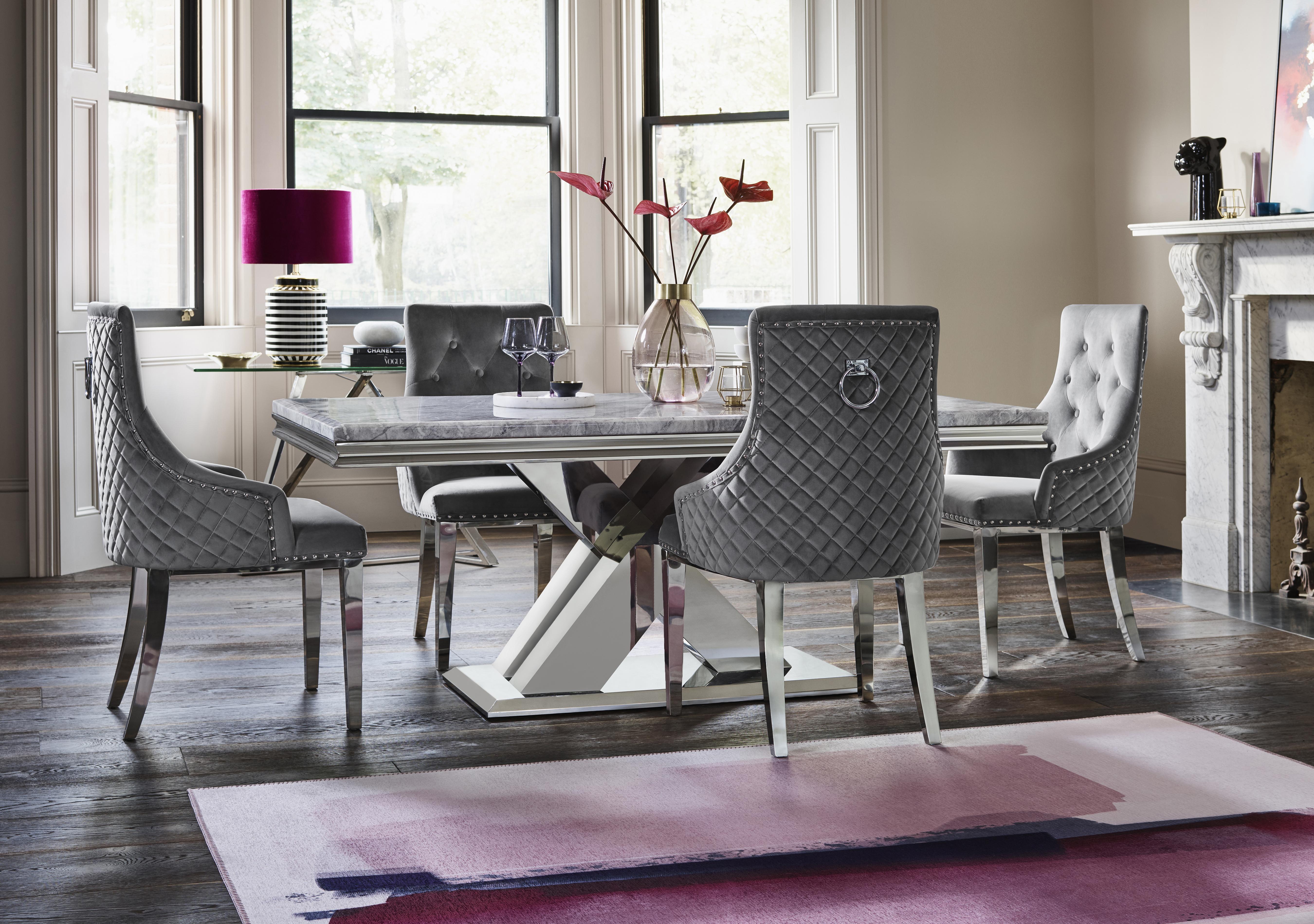 Furniture village round table and deals chairs