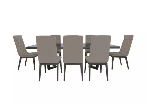 Furniture village marble dining on sale table and chairs