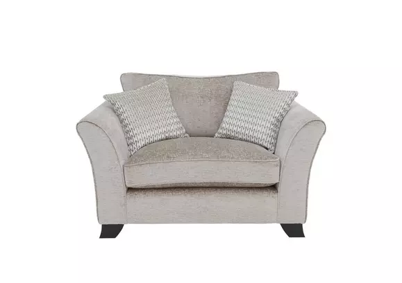 White discount snuggle chair