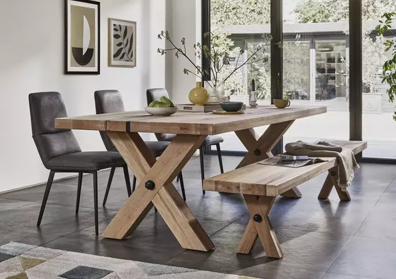 Furniture village dining table deals with bench