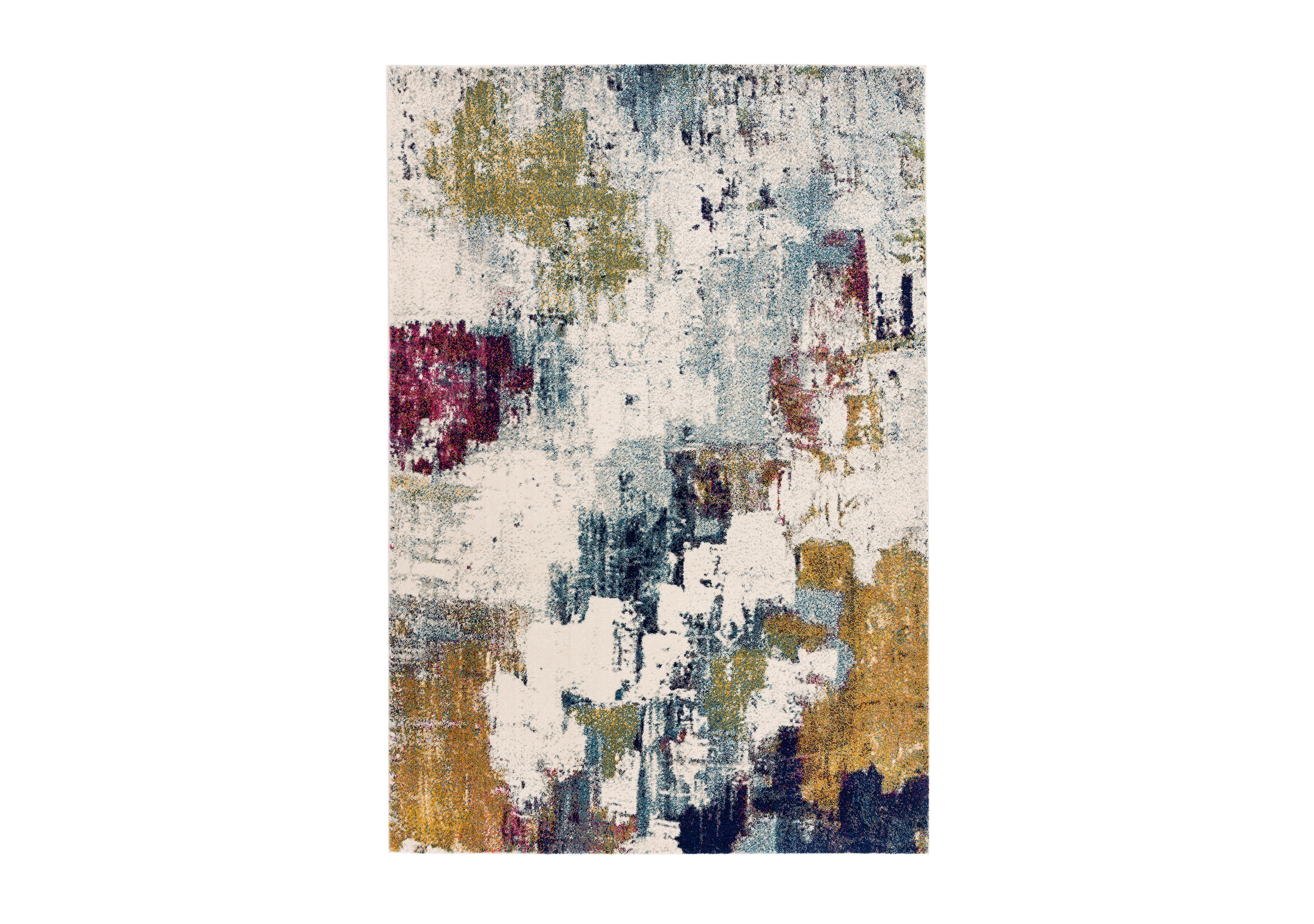 Zola Rug Mustard - Furniture Village