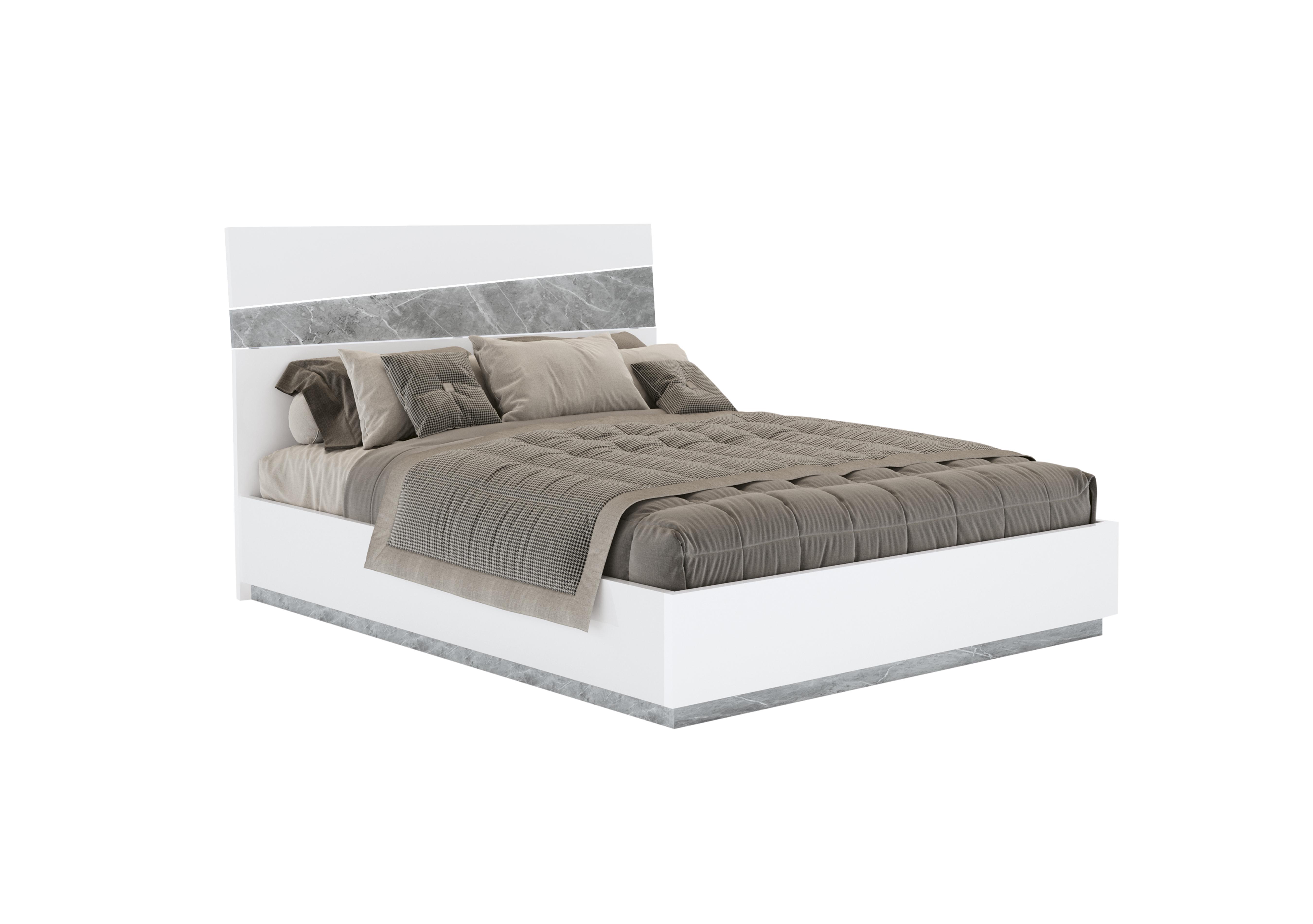 Bed frame on sale with led