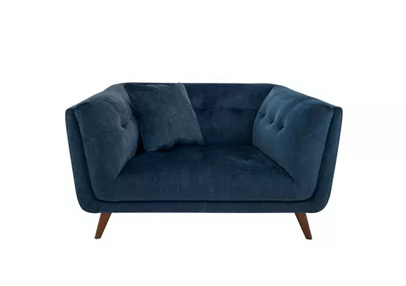 Blue snuggle chair clearance