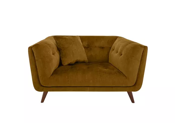 Ochre cuddle sales chair