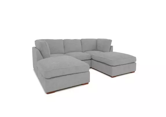 U shaped deals sofa small