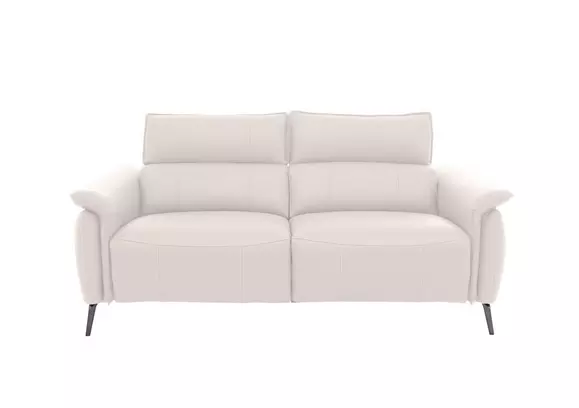 White leather loveseat for outlet sale