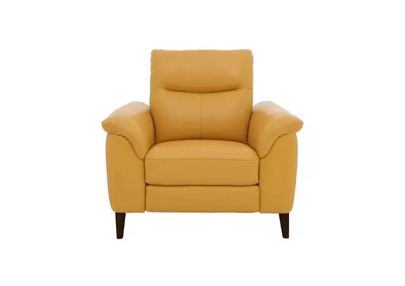 Furniture village store leather armchairs