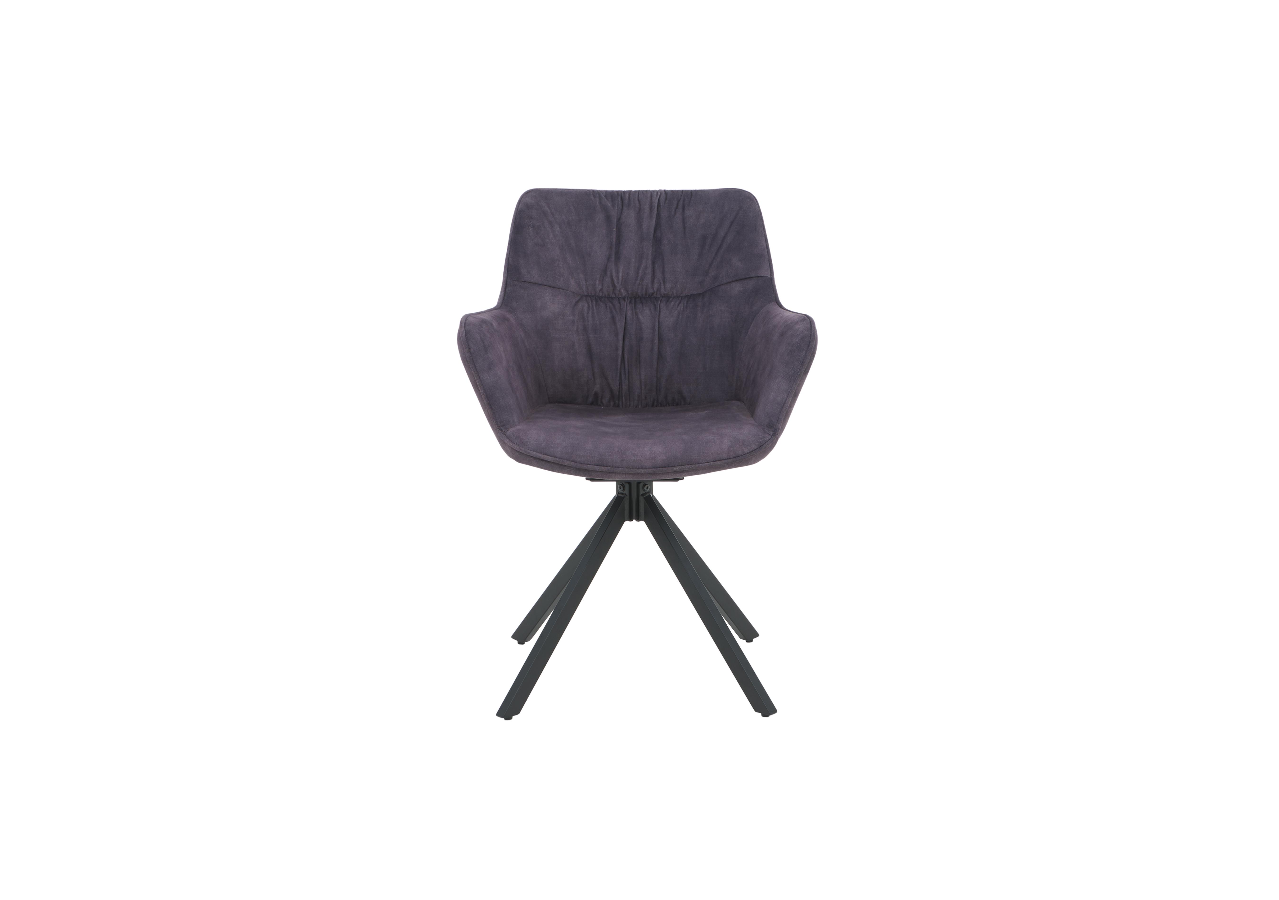 Marvel Black Swivel Dining Chair Furniture Village