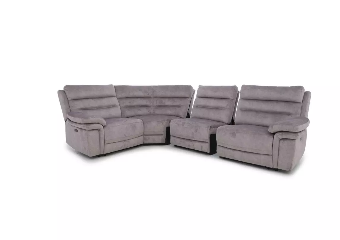 Berlin Modular Fabric Power Recliner Corner Sofa Furniture Village