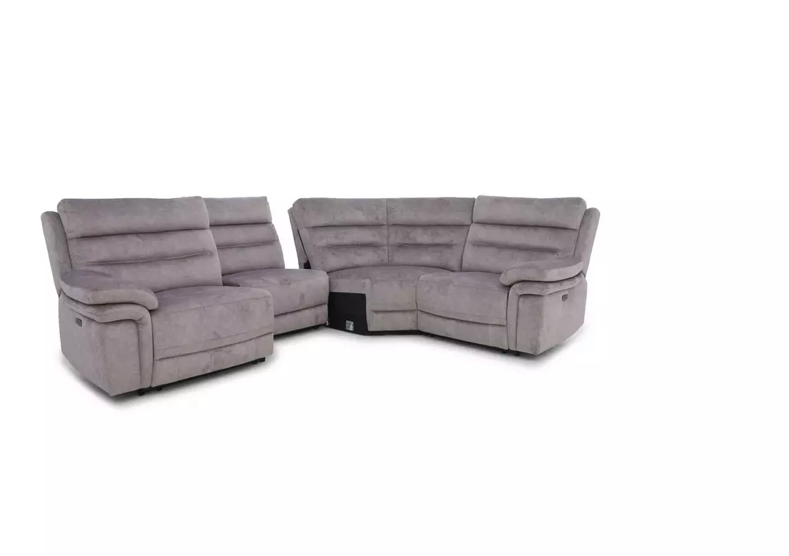Berlin Modular Fabric Power Recliner Corner Sofa Furniture Village