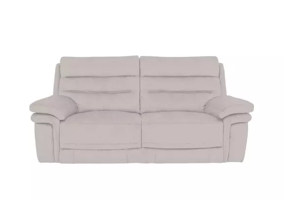 White sectional deals with recliner