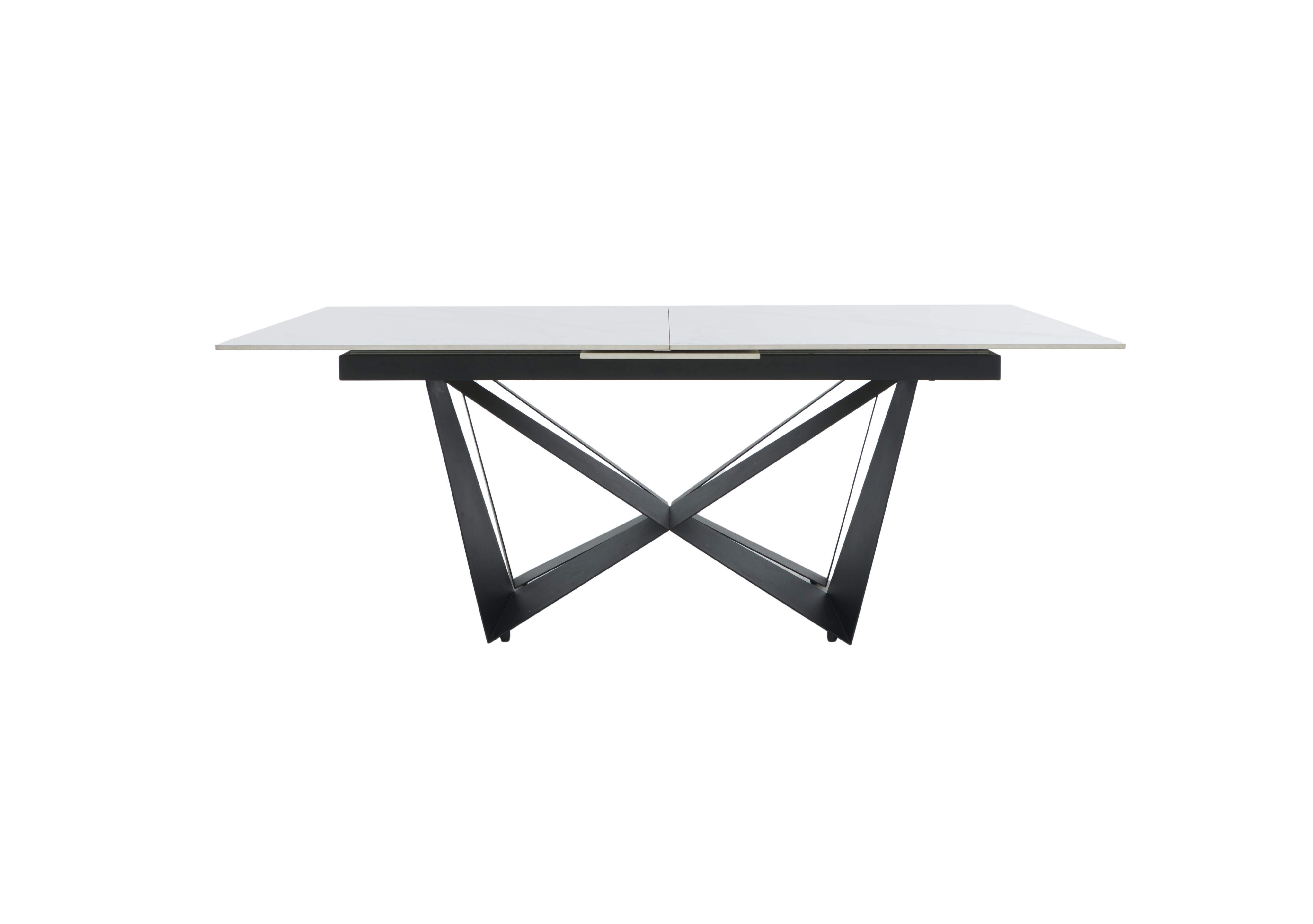 Marvel Black Extending Dining Table Furniture Village