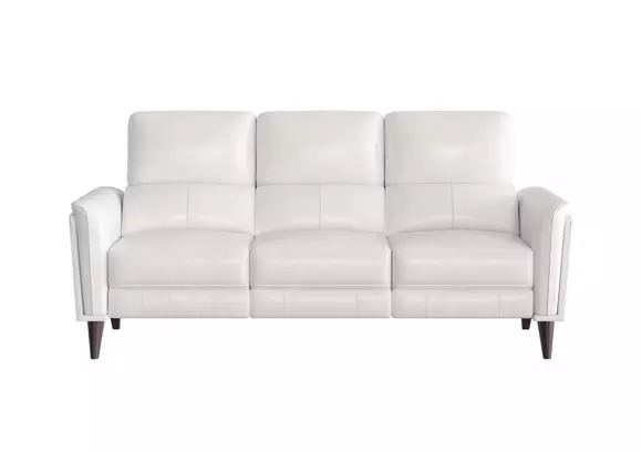 Party time power reclining deals sofa white