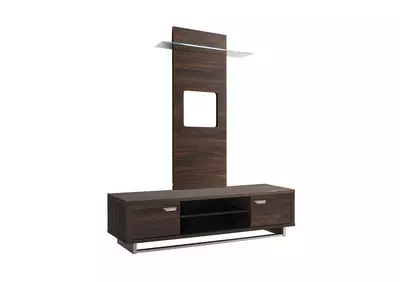 Wood panel deals tv stand