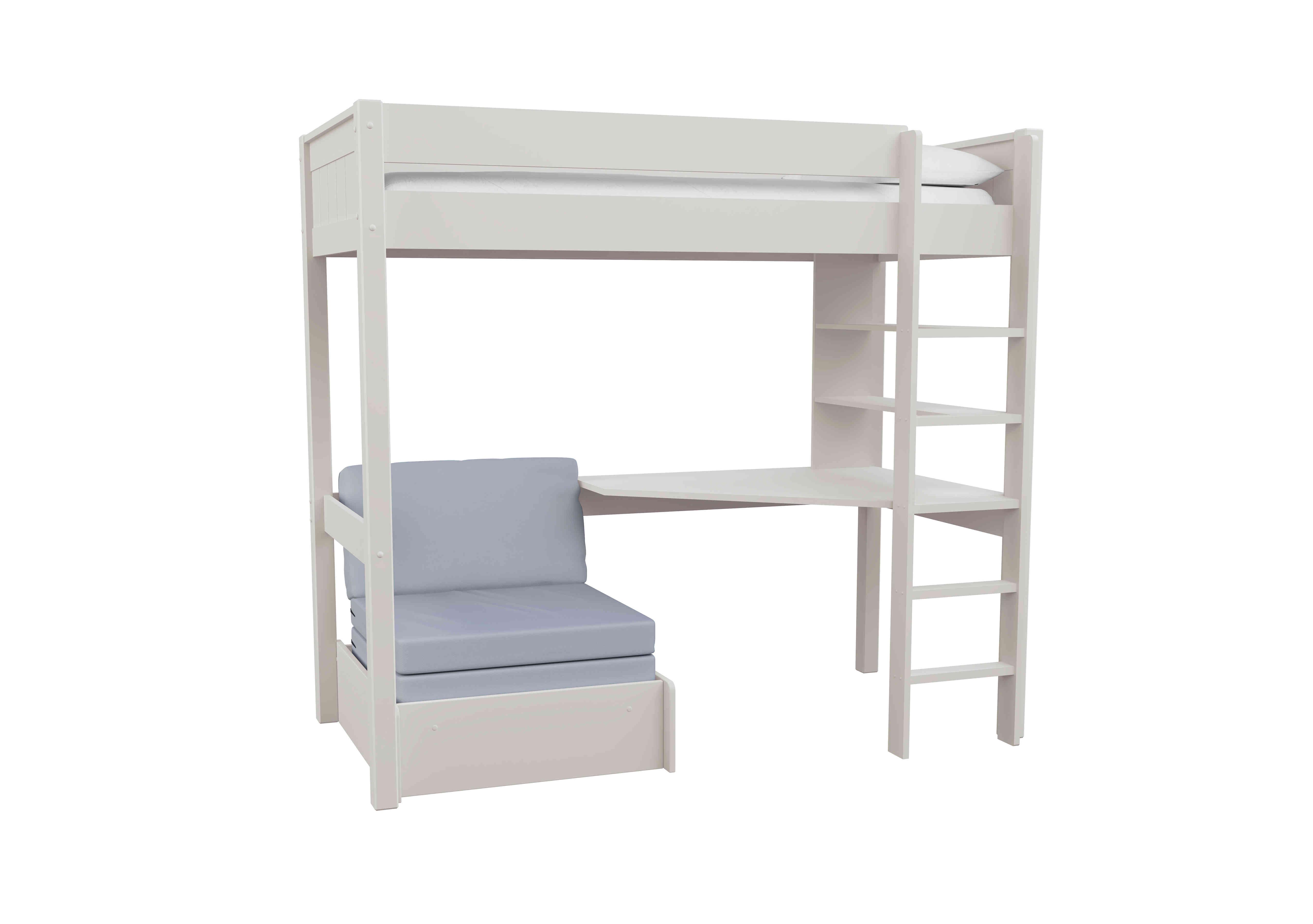 Chase High Sleeper with Desk and Chair Bed Stompa Furniture Village