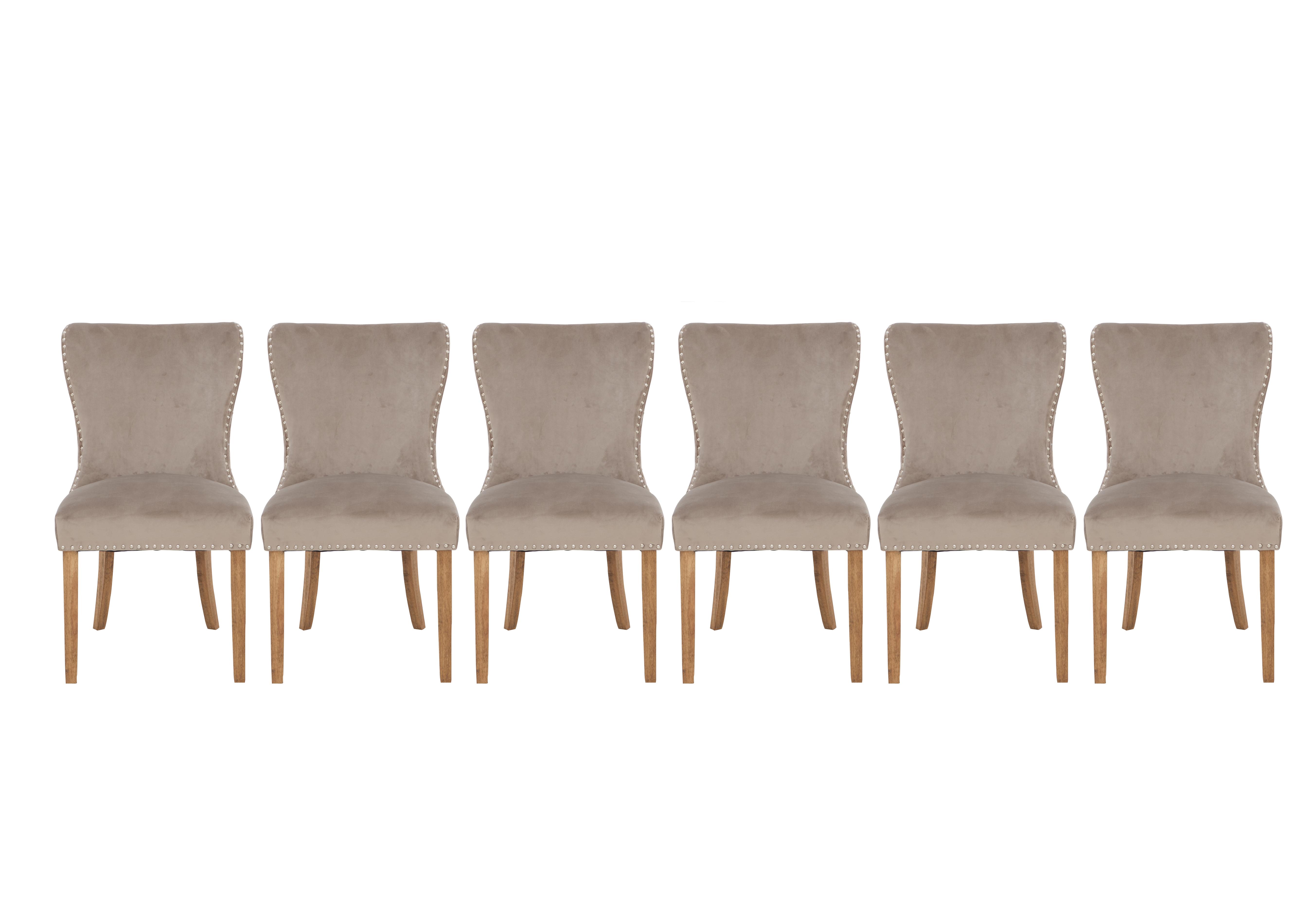 Chennai Set of 6 Luxe Dining Chairs Furniture Village