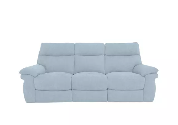 Light blue reclining online sofa