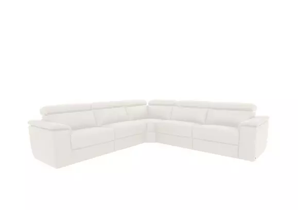White Leather Corner Sofas and Chaise Sofas Furniture Village