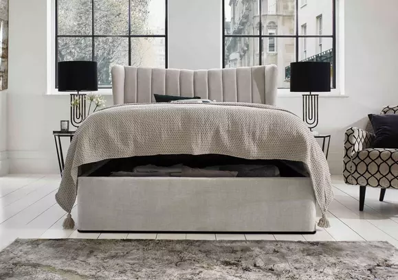 Upholstered bedstead deals