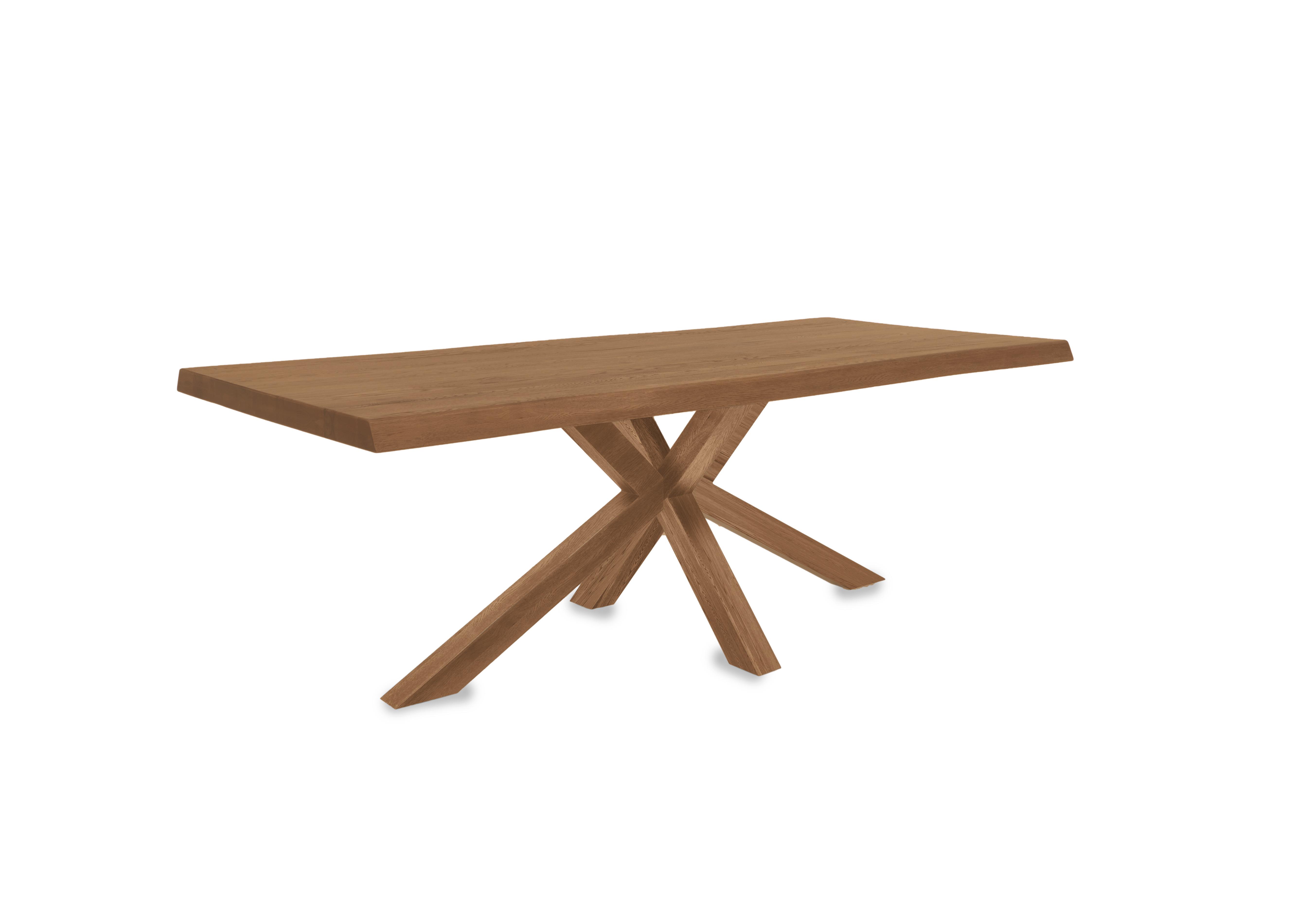 Njord Raw Edge Dining Table with Wood Star Base Bodahl Furniture