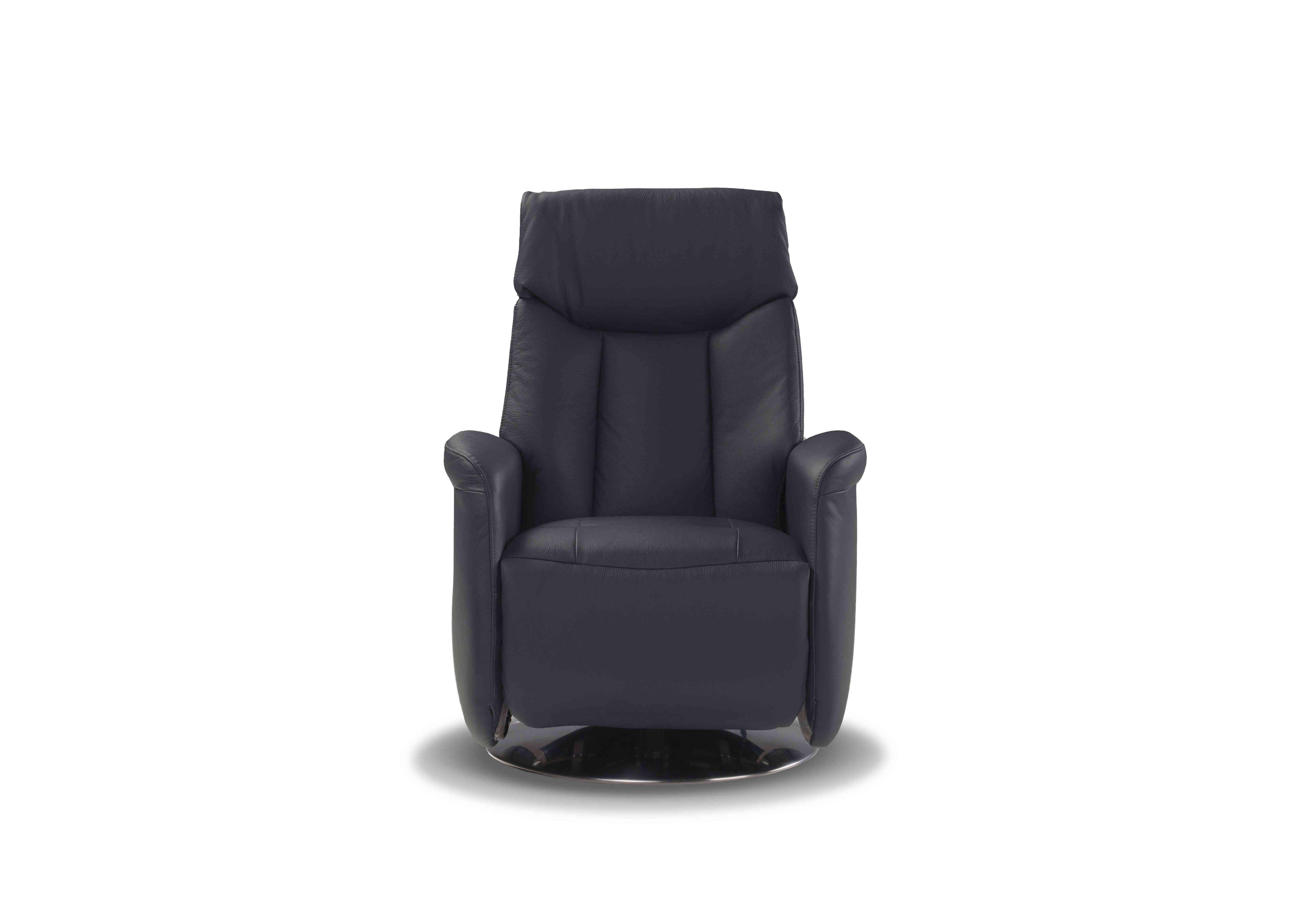 Tricolour Carlo Leather Swivel Power Recliner Chair Nicoletti