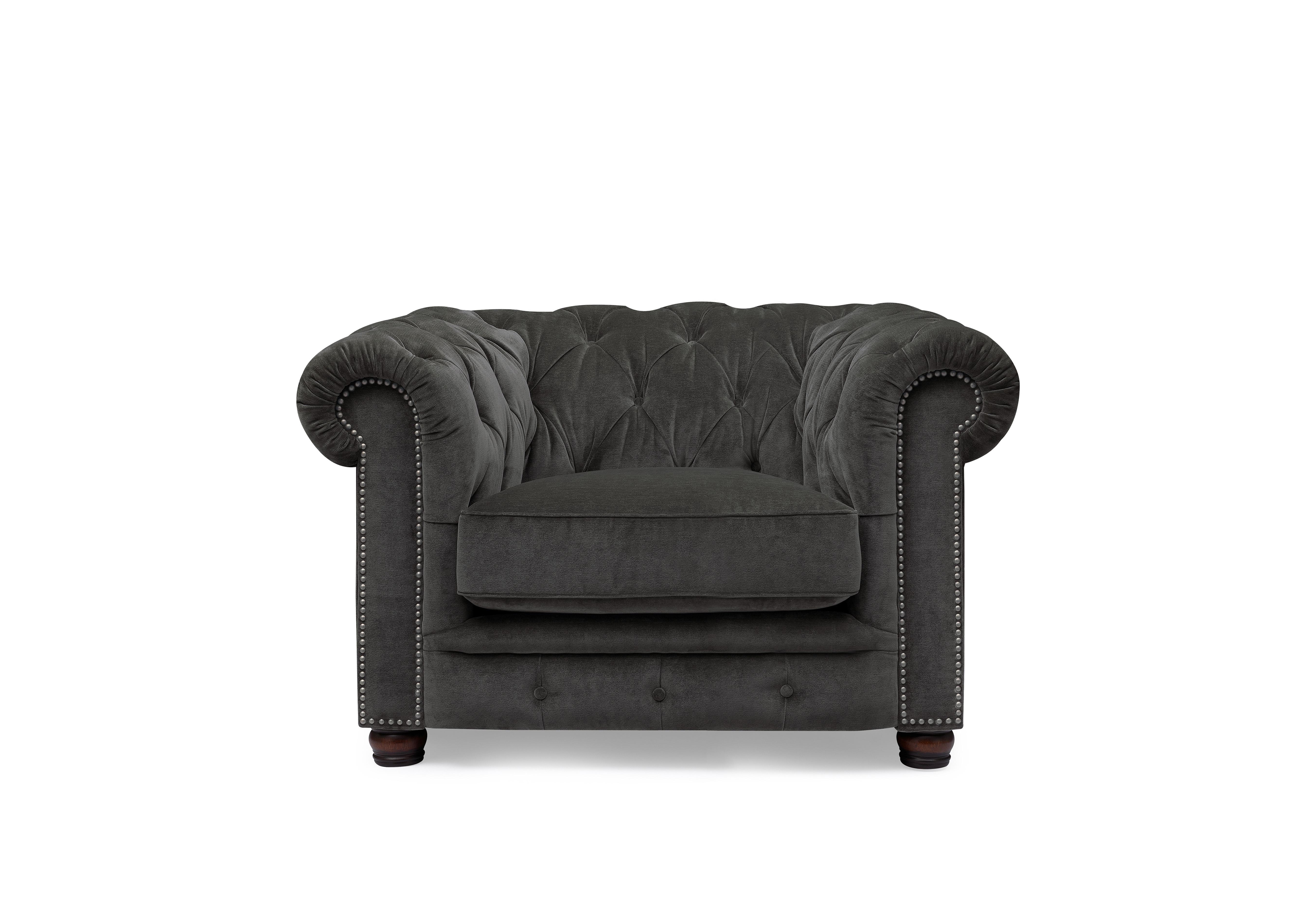 Chesterfield discount fabric chair