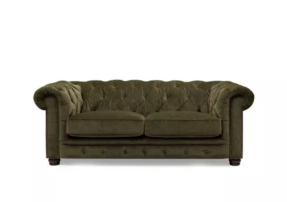 Cloth on sale chesterfield sofa