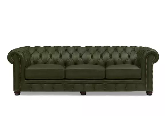 Green chesterfield sofa bed deals for sale