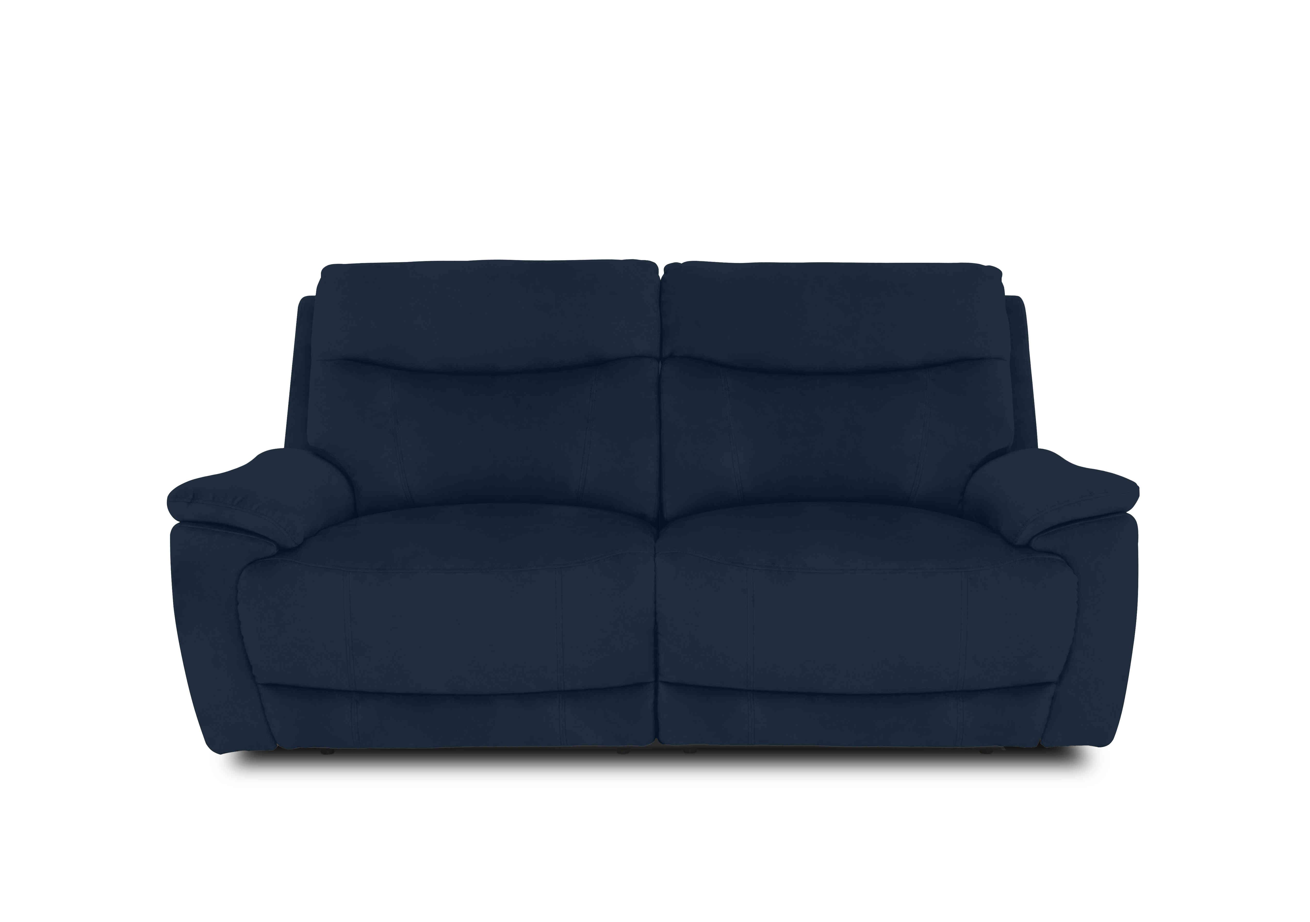 Blue double store recliner