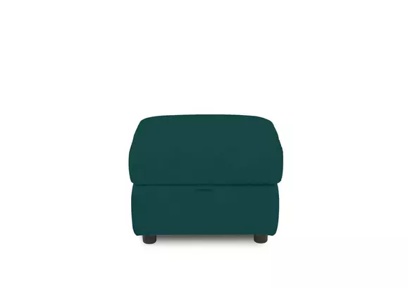 Dark teal deals footstool