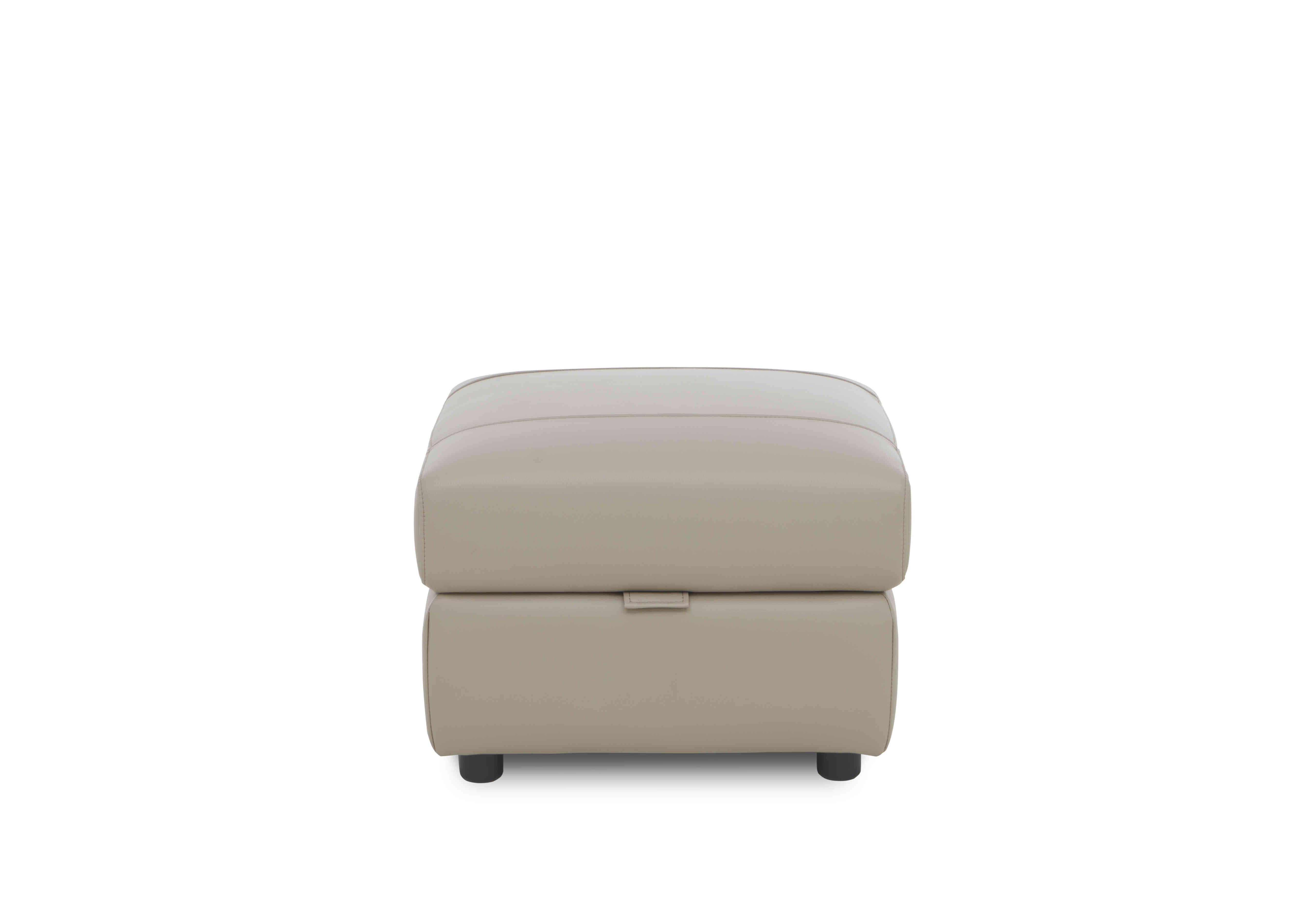 Sloane Leather Storage Footstool Furniture Village