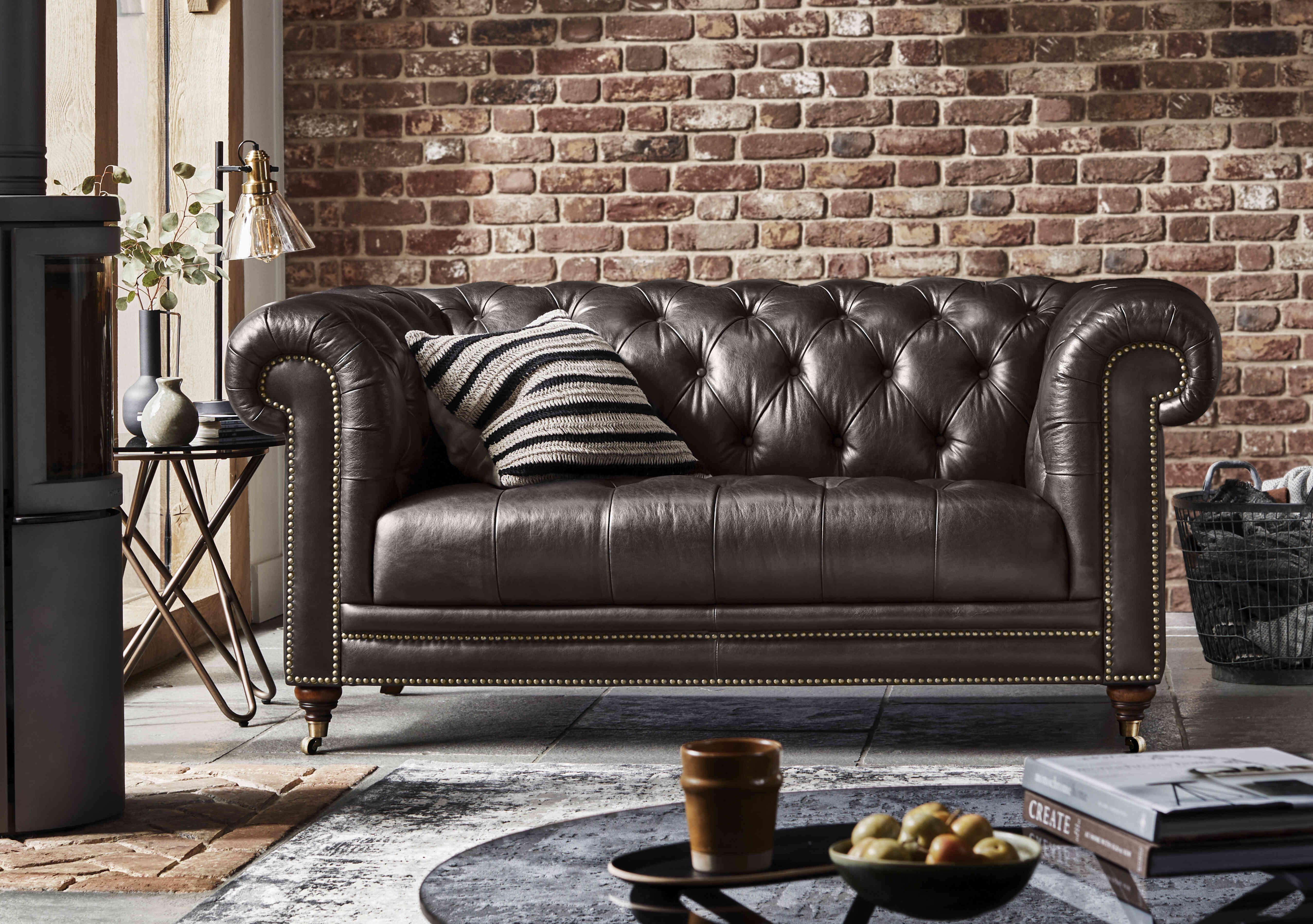 Chesterfield sofa store single seater