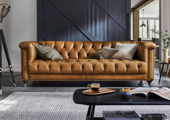 Chesterfield sofa set on sale for sale