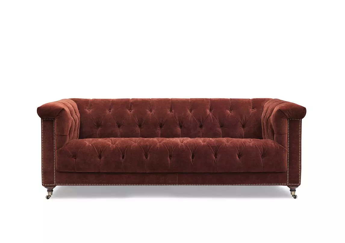 Oak furniture deals land chesterfield sofa